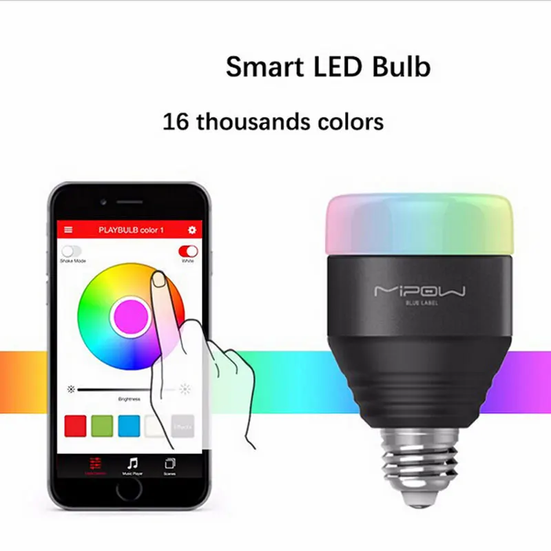 Bluetooth E27 LED Bulb RGB Light APP Smartphone Group Controlled Dimmable Lamp Bulb Color Changing Home Decor Christmas Lighting
Bluetooth E27 LED Bulb RGB Light APP Smartphone Group Controlled Dimmable Lamp Bulb Color Changing Home Decor Christmas Lighting