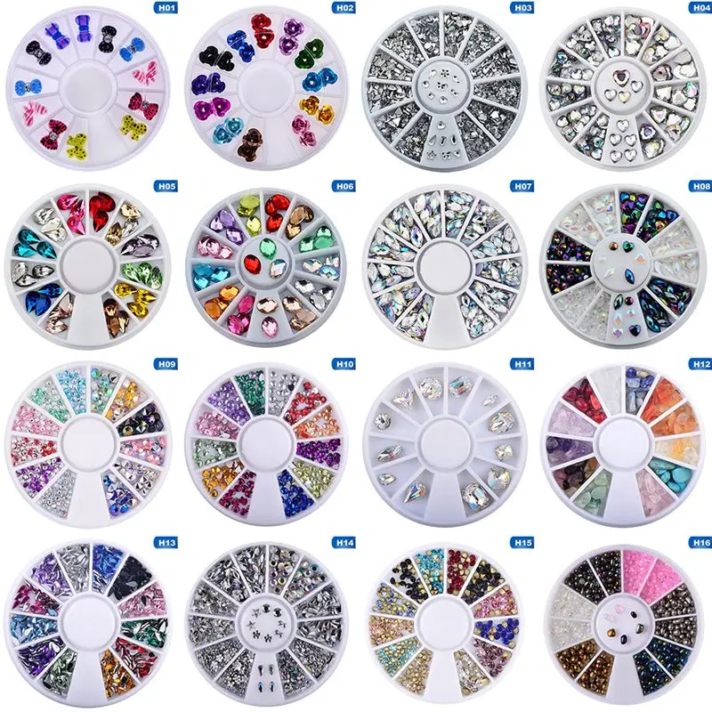 1 Box Colorful Nail Glitter Rhinestones 3d Charm Pearl Beads Tips Decorations In Wheels For DIY UV Gel Nail Art Accessorie
1 Box Colorful Nail Glitter Rhinestones 3d Charm Pearl Beads Tips Decorations In Wheels For DIY UV Gel Nail Art Accessorie