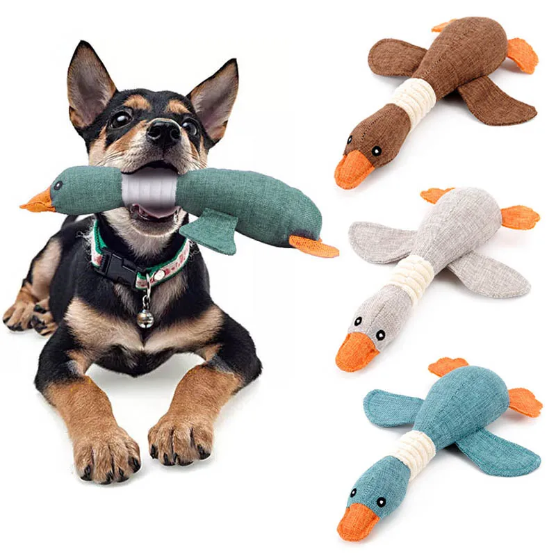 1PC Hot Funny Wild Geese Dog Squeak Toys Duck Cat Plaything Sound Toys Dog Bite Pet Supplies
1PC Hot Funny Wild Geese Dog Squeak Toys Duck Cat Plaything Sound Toys Dog Bite Pet Supplies