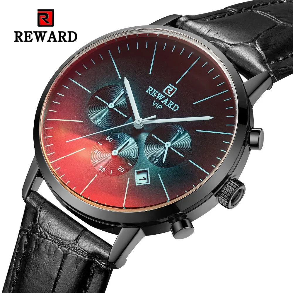 REWARD 2021 Hot Brand Luxury Men's Waterproof Calendar Gradient Colourful Glass Dial Sports Quartz Men Watches Relogio Masculino
REWARD 2021 Hot Brand Luxury Men's Waterproof Calendar Gradient Colourful Glass Dial Sports Quartz Men Watches Relogio Masculino