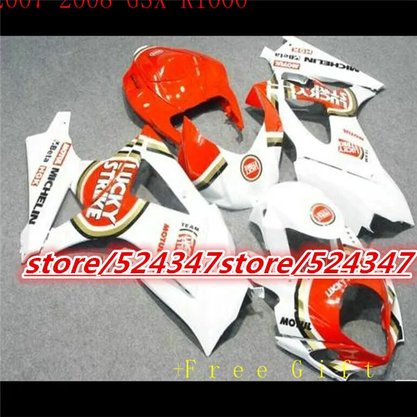 Hot sales GSX-R1000 K7 07,08 GSX R1000 movement fairing kit K7 07-08 white orange exercise bike cheap motorcycle at -Nn
Hot sales GSX-R1000 K7 07,08 GSX R1000 movement fairing kit K7 07-08 white orange exercise bike cheap motorcycle at -Nn