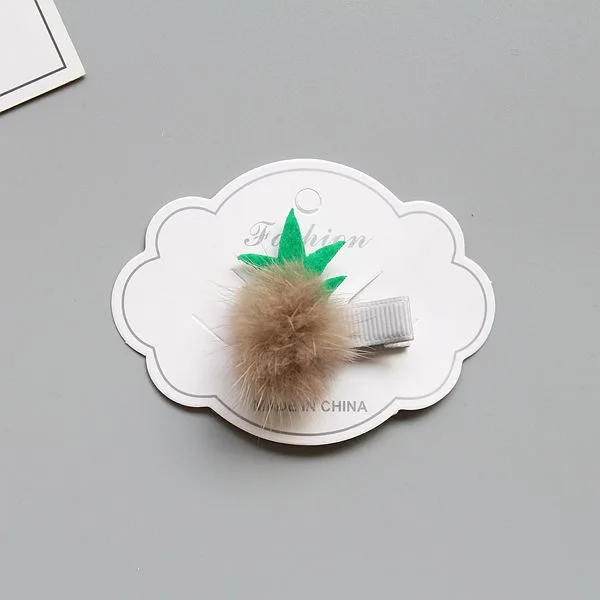 Wholesale Boutique 30pcs Fashion Cute Fur Pom Pom Hairpins Solid Kawaii Pineapple Hair Clips Princess Headwear Hair Accessories 
Wholesale Boutique 30pcs Fashion Cute Fur Pom Pom Hairpins Solid Kawaii Pineapple Hair Clips Princess Headwear Hair Accessories