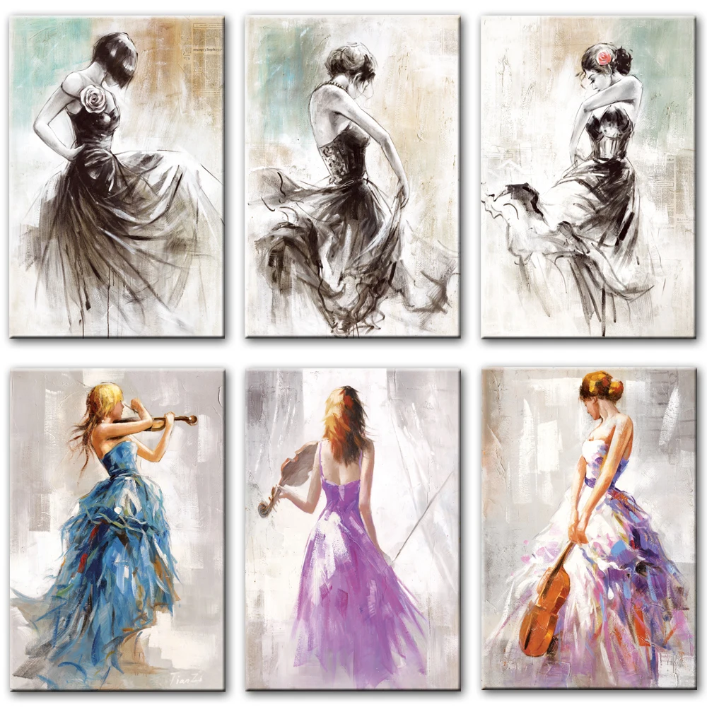 Abstract Girl Canvas Paintings Ballerina Modern Wall Pictures For Living Room Posters And Prints Wall Art Canvas Prints Cuadros
Abstract Girl Canvas Paintings Ballerina Modern Wall Pictures For Living Room Posters And Prints Wall Art Canvas Prints Cuadros