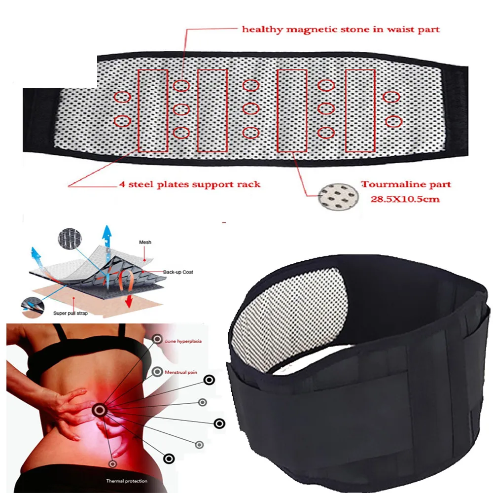 Adjustable Tourmaline Self-heating Magnetic Therapy Waist Belt Lumbar Support Back Waist Support Brace Double Banded aja lumbar
Adjustable Tourmaline Self-heating Magnetic Therapy Waist Belt Lumbar Support Back Waist Support Brace Double Banded aja lumbar