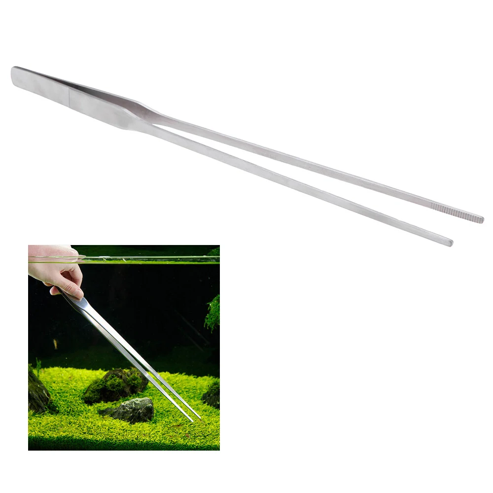 Stainless Steel Straight Head Aquatic Plants Tweezers Aquarium Fish Tank Cleaner Accessories Fish Aquatic Cleaning Tool
Stainless Steel Straight Head Aquatic Plants Tweezers Aquarium Fish Tank Cleaner Accessories Fish Aquatic Cleaning Tool