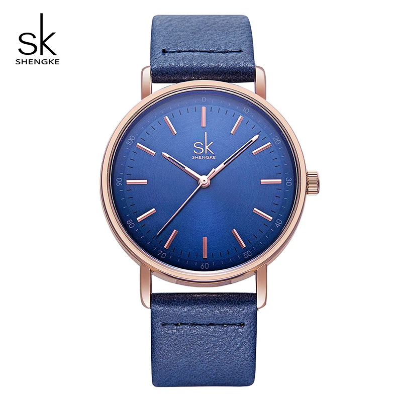 Shengke Women Watches Blue Fashion Leather Strap Ladies Quartz Watch Relogio Feminino 2019 SK Women's Day Gifts Watches K8065
Shengke Women Watches Blue Fashion Leather Strap Ladies Quartz Watch Relogio Feminino 2019 SK Women's Day Gifts Watches K8065