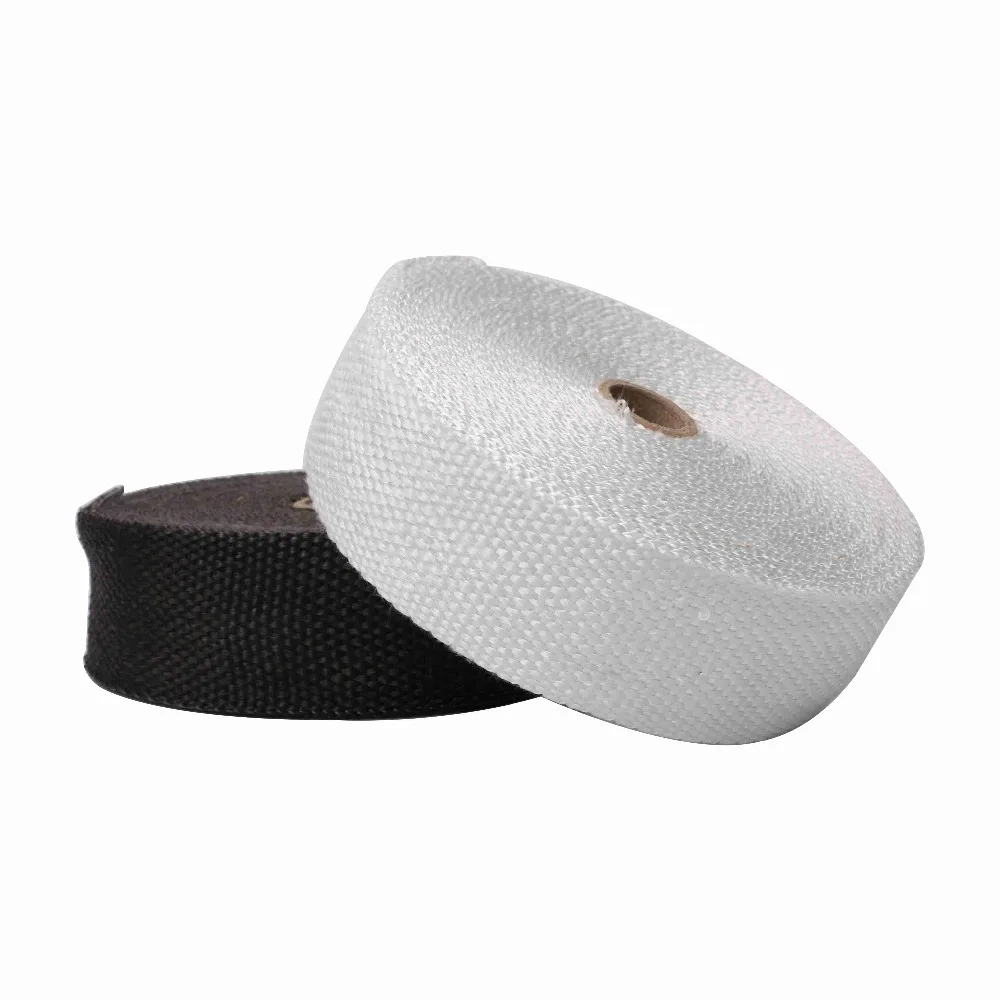 1 Roll 15m x2"x2mm Car Motorcycle Exhaust Heat Pipe Header Wrap Manifold Fiberglass Insulating+ 10 Cable Tie | Автомобили и