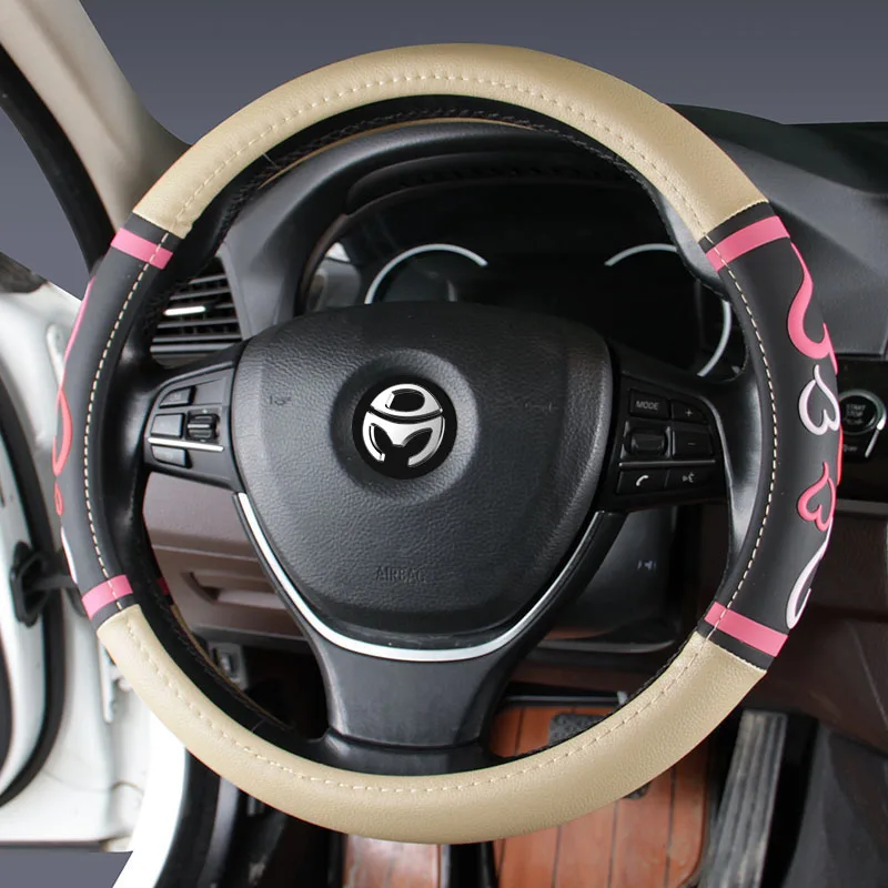 DERMAY New 6 Colors Rubber Car Steering Wheel Cover Cute Lovely for Women Girls fit Steering wheel 37-38CM Free Shipping
DERMAY New 6 Colors Rubber Car Steering Wheel Cover Cute Lovely for Women Girls fit Steering wheel 37-38CM Free Shipping