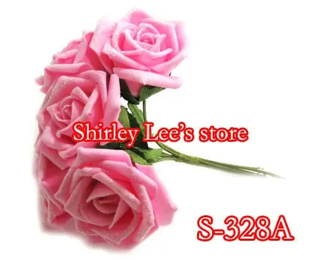 Wholesale--72 BUNCHES=432 Fabulous (6CM) BIG GLITTER FOAM ROSE BUNCH,BRIDAL BOUQUET
Wholesale--72 BUNCHES=432 Fabulous (6CM) BIG GLITTER FOAM ROSE BUNCH,BRIDAL BOUQUET