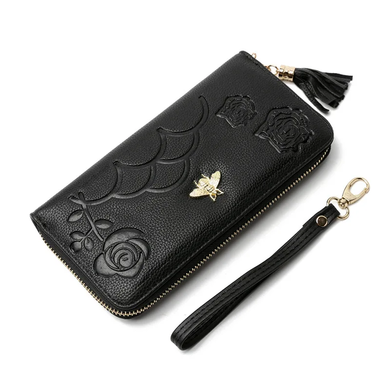 Women Wallets Brand Design Lady Purses Cards Holder Wristlet Handbags Moneybags Coin Purse Female Zipper Tassel Wallet Bee Bags
Women Wallets Brand Design Lady Purses Cards Holder Wristlet Handbags Moneybags Coin Purse Female Zipper Tassel Wallet Bee Bags