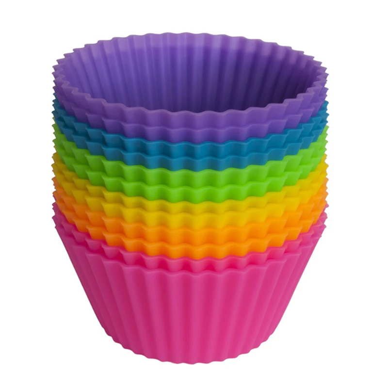 40 pcs Silicone Muffin Cake Cupcake Cup Cake Mould Case Bakeware Maker Mold Tray Baking Jumbo Kitchen Baking Tool
40 pcs Silicone Muffin Cake Cupcake Cup Cake Mould Case Bakeware Maker Mold Tray Baking Jumbo Kitchen Baking Tool