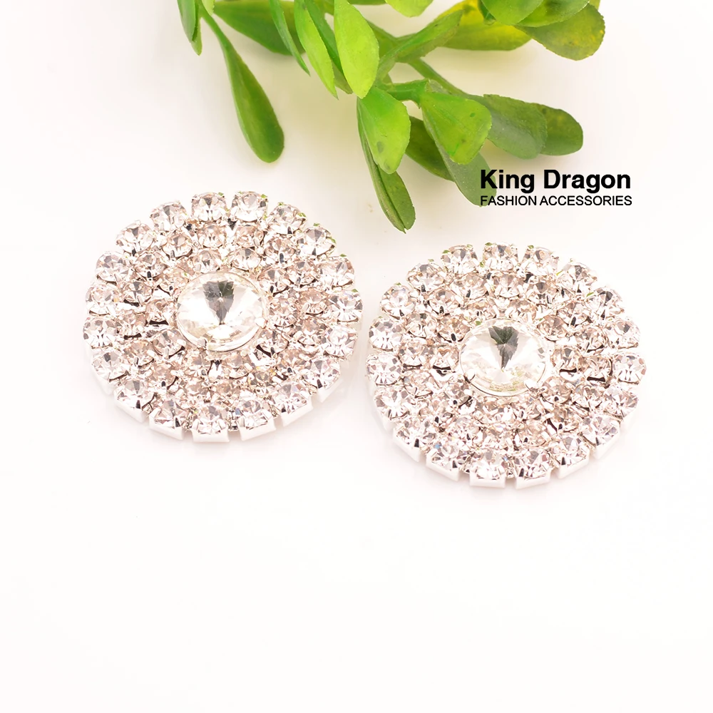 New Arrival Rhinestone Embellishment Decoration Buttons 27MM 5PCS/Lot Silver Color Flat Back KD366
New Arrival Rhinestone Embellishment Decoration Buttons 27MM 5PCS/Lot Silver Color Flat Back KD366