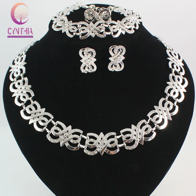 dubai silver color jewelry sets for women bridesmaid rhinestone crystal necklace choker earrings bracelet set
dubai silver color jewelry sets for women bridesmaid rhinestone crystal necklace choker earrings bracelet set