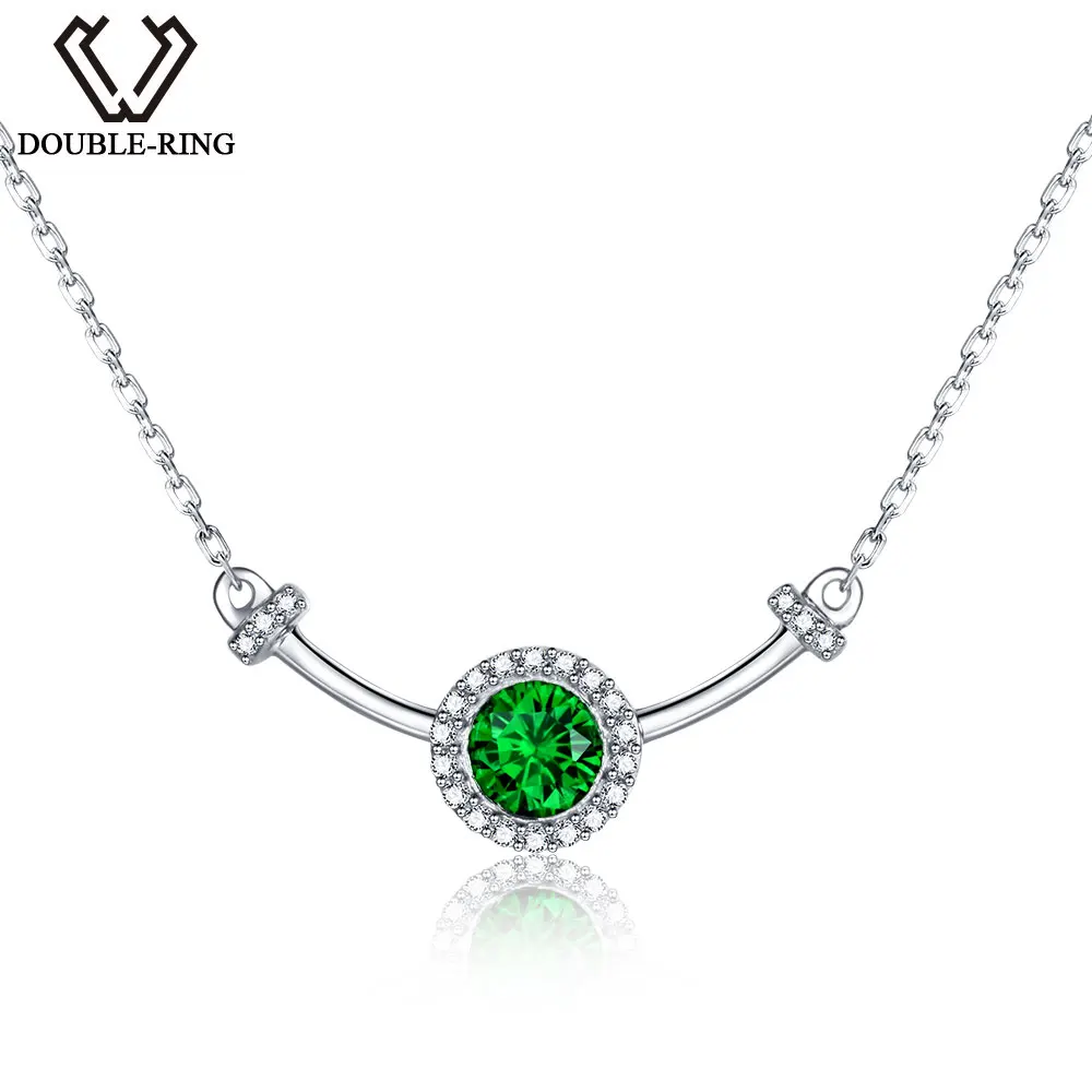 DOUBLE-R Created Emerald Necklaces 925 sterling silver jewelry Pendants for women Gemstone fine wedding Jewelry
DOUBLE-R Created Emerald Necklaces 925 sterling silver jewelry Pendants for women Gemstone fine wedding Jewelry