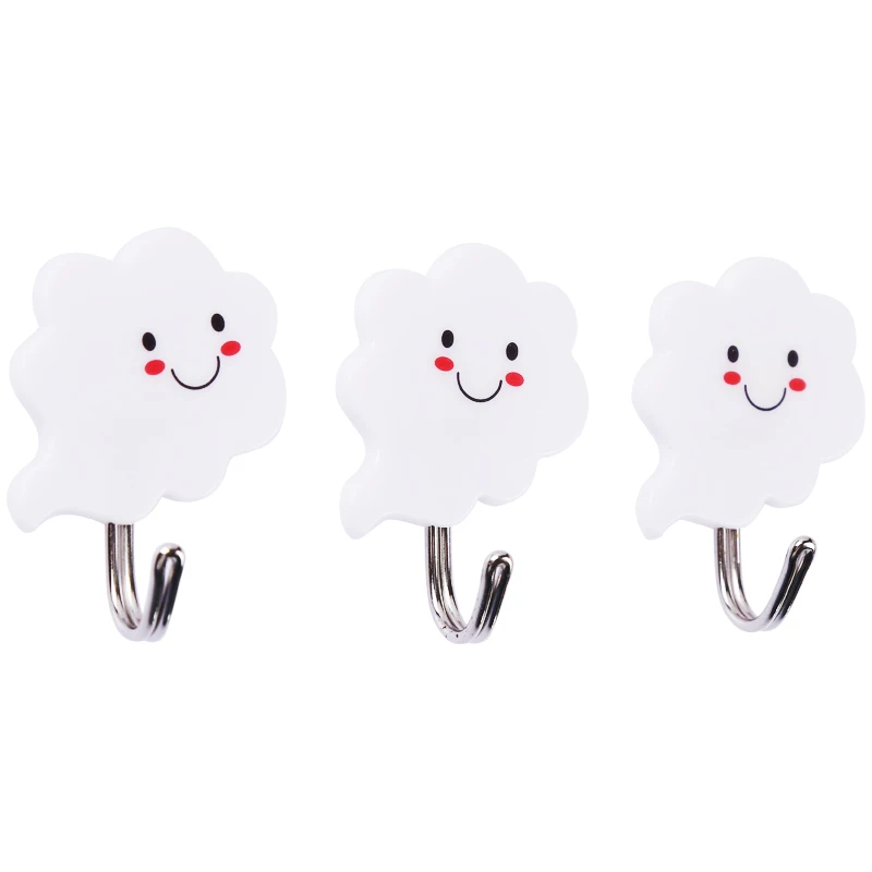 Seamless hook strong viscose kitchen nail-free bathroom bathroom strong load-bearing small hook 3
Seamless hook strong viscose kitchen nail-free bathroom bathroom strong load-bearing small hook 3
