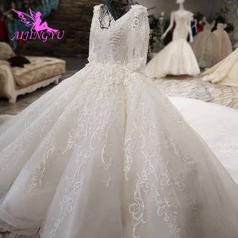 AIJINGYU Lace Wedding Dress White Ball China Vintage Bride Vintage With Sleeves Cheap Islamic Gown Informal Bridal Gowns
AIJINGYU Lace Wedding Dress White Ball China Vintage Bride Vintage With Sleeves Cheap Islamic Gown Informal Bridal Gowns