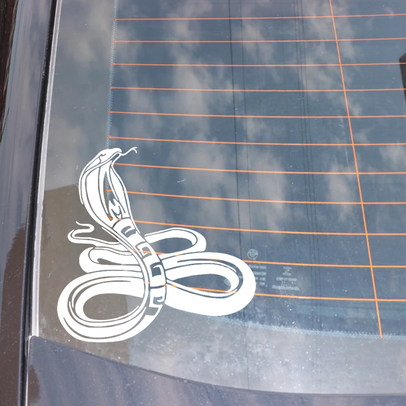 YJZT 17.1CM*16.8CM Creative Cobra Car Stickers Decor Bumper Accessories Vinyl Decal Black/Silver C4-1588
YJZT 17.1CM*16.8CM Creative Cobra Car Stickers Decor Bumper Accessories Vinyl Decal Black/Silver C4-1588