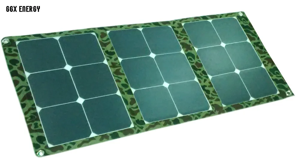 GGX 60 Вт солнечная панель батарея Складная Ткань зарядное устройство сумка