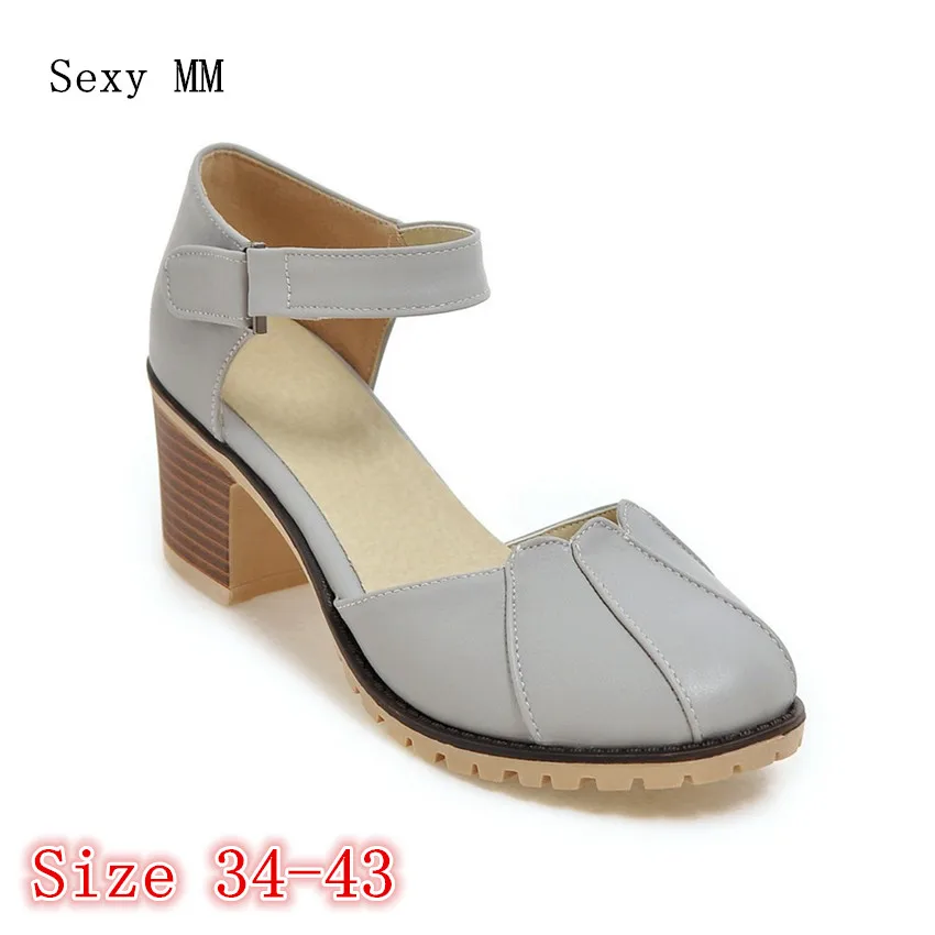 Ankle Strap High Heels Women High Heel Sandals Mary Janes Shoes Pumps Woman Sandals High Quality Plus Size 34 - 40 41 42 43
Ankle Strap High Heels Women High Heel Sandals Mary Janes Shoes Pumps Woman Sandals High Quality Plus Size 34 - 40 41 42 43