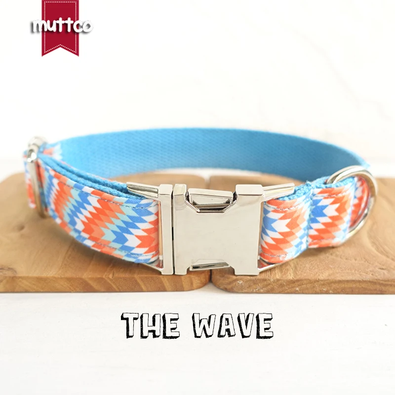 MUTTCO retailing self-design high quality personalized collar THE WAVE adjustable dog collars leash with bow tie 5 sizes UDC064
MUTTCO retailing self-design high quality personalized collar THE WAVE adjustable dog collars leash with bow tie 5 sizes UDC064