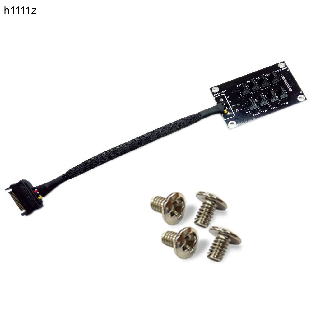 SATA 1 to 8 4Pin Molex Cooler Cooling Fan Hub Splitter PWM Power Supply Speed Controller SATA Power Cable Adapter For BTC Mining
SATA 1 to 8 4Pin Molex Cooler Cooling Fan Hub Splitter PWM Power Supply Speed Controller SATA Power Cable Adapter For BTC Mining