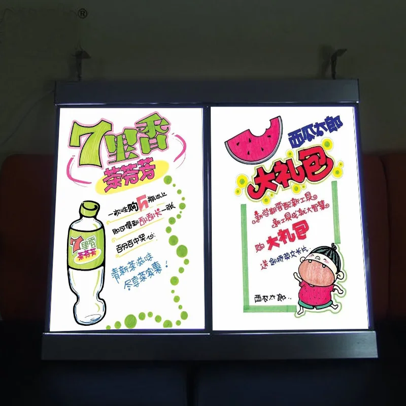 (2 Graphics/column) Single Sided Illuminated LED Menu Board Signs,Menu Led Light Box for Hotel,Restaurant,Cafe,Takeaway
(2 Graphics/column) Single Sided Illuminated LED Menu Board Signs,Menu Led Light Box for Hotel,Restaurant,Cafe,Takeaway