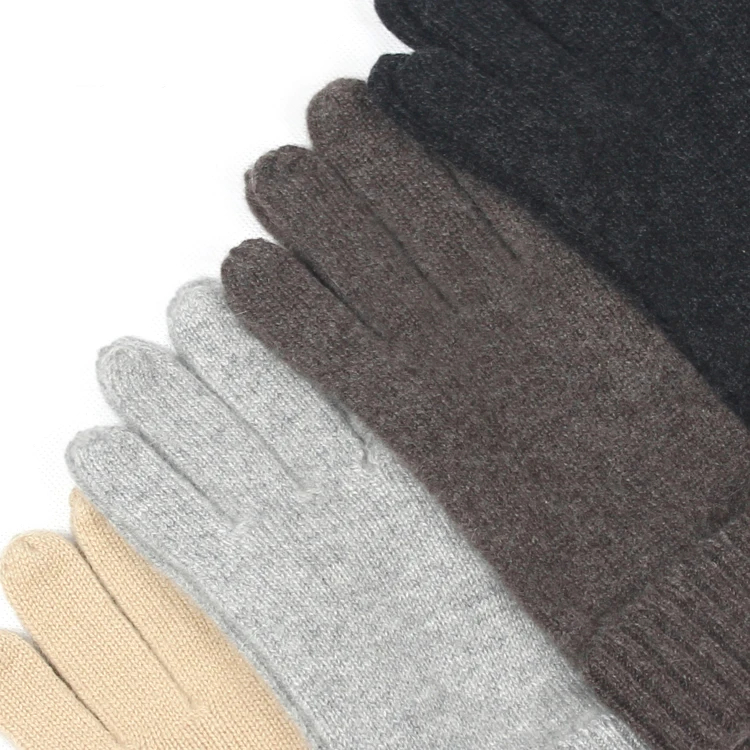 100% goat cashmere knit 5fingers gloves wrist length thick for unisex winter solid color
100% goat cashmere knit 5fingers gloves wrist length thick for unisex winter solid color