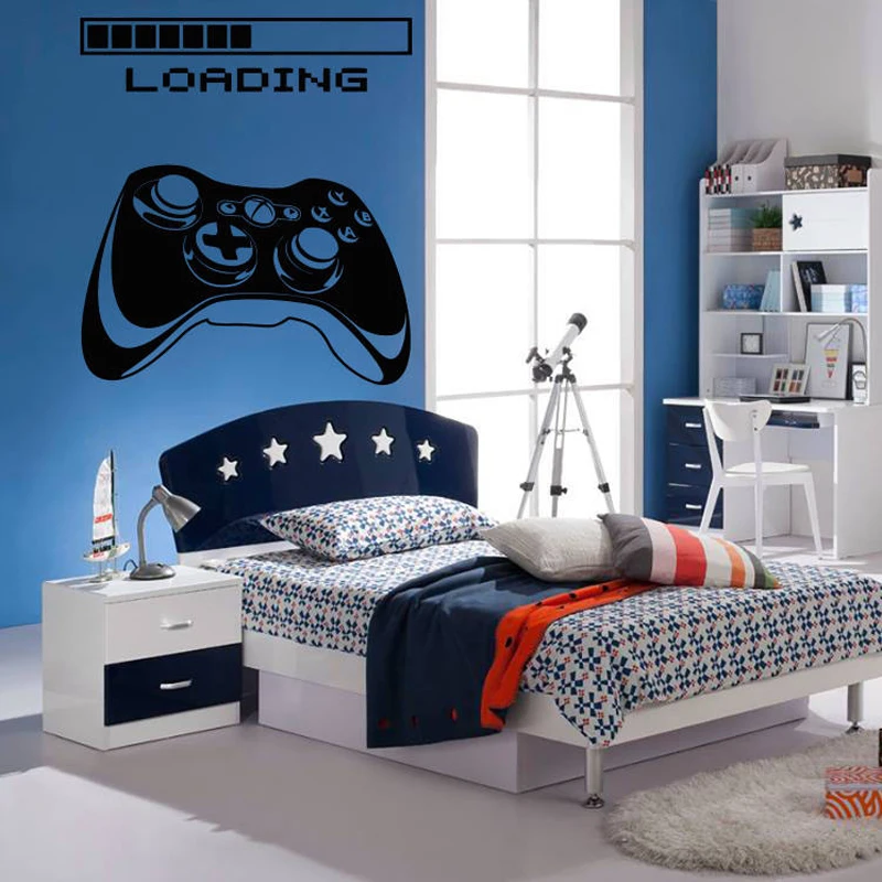 Wall Decal Gamer Xbox Loading Controller Games Sticker Home Decor Customized For Kids Bedroom Vinyl Wall Art Decals A1-009
Wall Decal Gamer Xbox Loading Controller Games Sticker Home Decor Customized For Kids Bedroom Vinyl Wall Art Decals A1-009