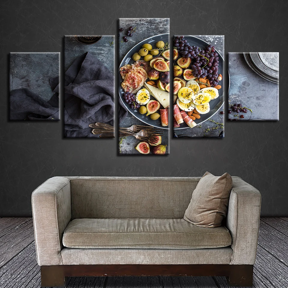 Canvas Modern Pictures Wall Art Decor Home For Living Room 5 Pieces Fork Grape Food Paintings Prints Modular Poster Unframed
Canvas Modern Pictures Wall Art Decor Home For Living Room 5 Pieces Fork Grape Food Paintings Prints Modular Poster Unframed