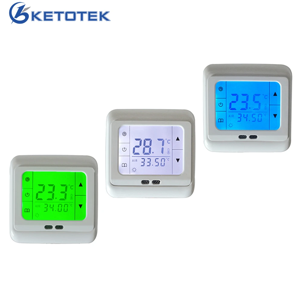 Floor Heating Temperature Controller Auto Control AC 230V Digital Room Thermostat for Warm Floor
Floor Heating Temperature Controller Auto Control AC 230V Digital Room Thermostat for Warm Floor