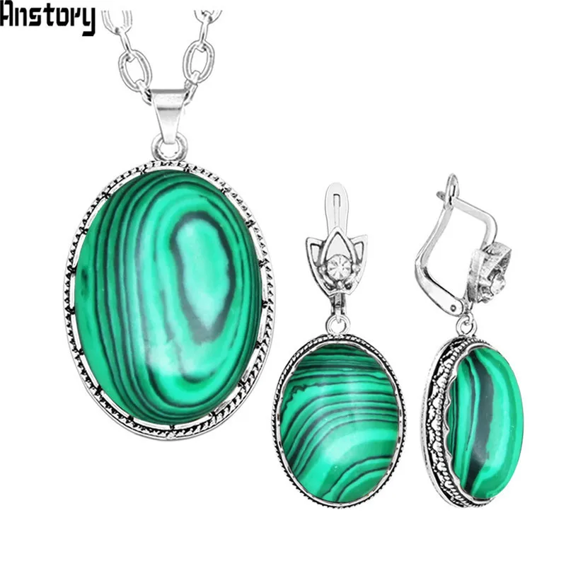 Oval Malachite Necklace Earrings Jewelry Set For Women Vintage Hollow Flower Pendant Stainless Steel Chain Fashion Gift TS273
Oval Malachite Necklace Earrings Jewelry Set For Women Vintage Hollow Flower Pendant Stainless Steel Chain Fashion Gift TS273
