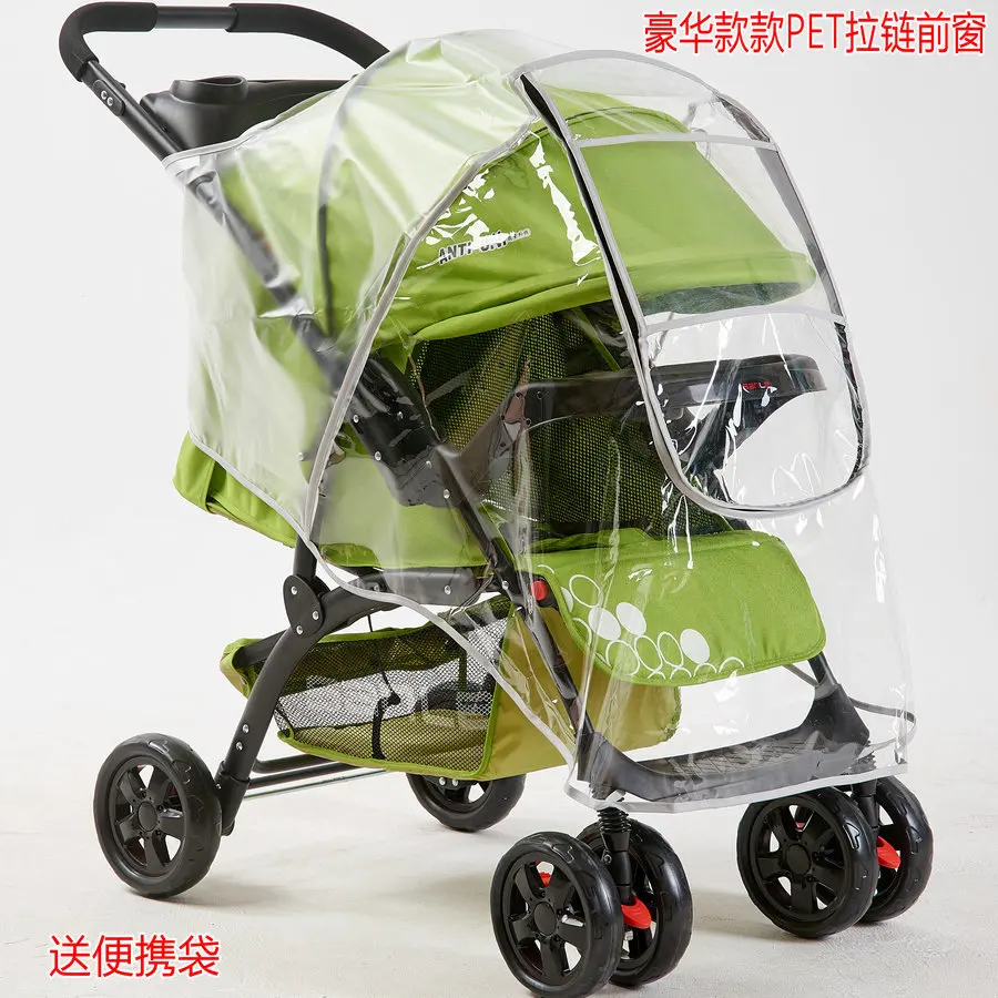 High Quality Baby Stroller Accessories Baby Stroller Rain Cover with PET Window Universal Waterproof Dust Wind Shield Pushchairs
High Quality Baby Stroller Accessories Baby Stroller Rain Cover with PET Window Universal Waterproof Dust Wind Shield Pushchairs