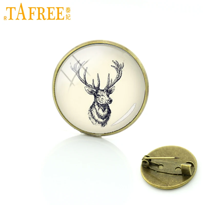 TAFREE Elegant charming winter style deer art glass pins buck & doe brooches animal scorpion hippo badge jewelry T848
TAFREE Elegant charming winter style deer art glass pins buck & doe brooches animal scorpion hippo badge jewelry T848