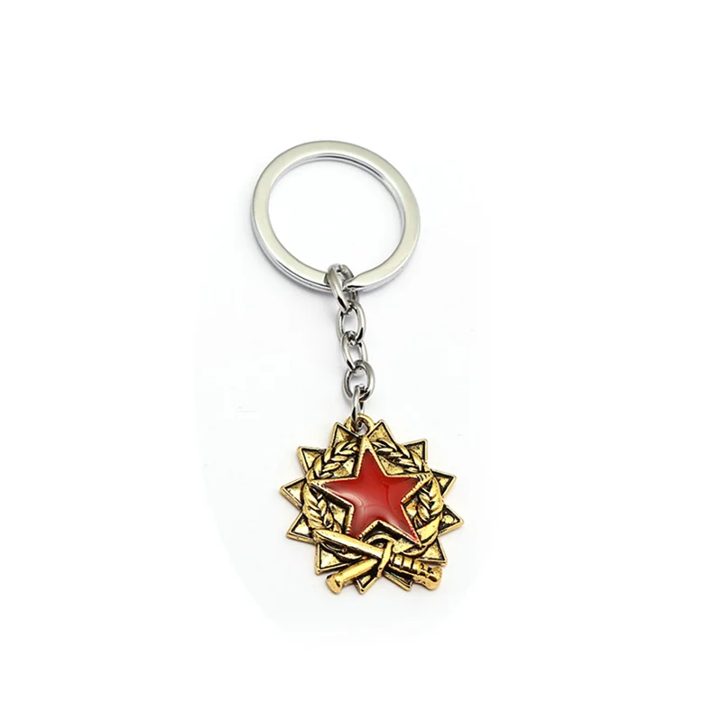 New Arrival Keyring Game Around CSGO Five Star Medal Sign Key Chain Sword Red Gold Color Design Keychain
New Arrival Keyring Game Around CSGO Five Star Medal Sign Key Chain Sword Red Gold Color Design Keychain