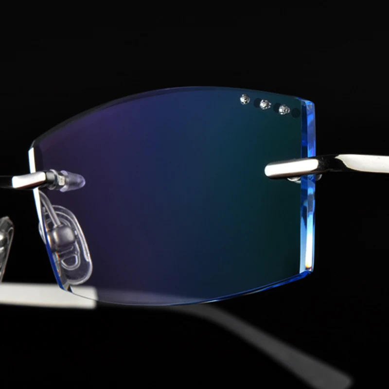 Men's fashion eyewear, trimming diamond titanium rimless glasses, ultra-light ultra-brake wear shatterproof, Eyeglasses 83
Men's fashion eyewear, trimming diamond titanium rimless glasses, ultra-light ultra-brake wear shatterproof, Eyeglasses 83