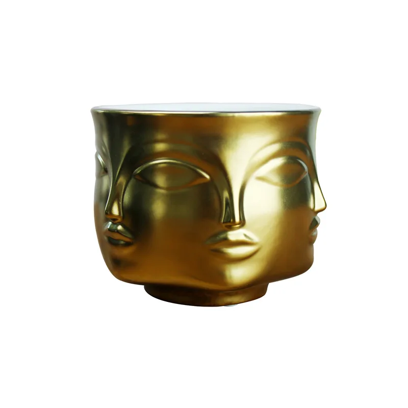 Faceted Face Flower Pot Nordic Ceramic Flower Arrangement Home Decor Flower Human Face Aromatherapy Candle Holder Plant Vase
Faceted Face Flower Pot Nordic Ceramic Flower Arrangement Home Decor Flower Human Face Aromatherapy Candle Holder Plant Vase