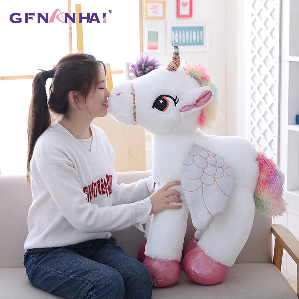 1 ед. 50/60/90 см Kawaii единорог плюшевые игрушки гигантские плюшевые игрушки животных лошадь игрушки для детей мягкая кукла домашний декор Lover По...
1 ед. 50/60/90 см Kawaii единорог плюшевые игрушки гигантские плюшевые игрушки животных лошадь игрушки для детей мягкая кукла домашний декор Lover По...