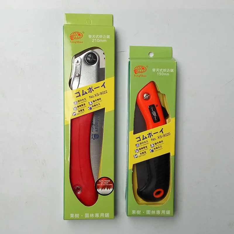Folding Saw Three Sides Cutting Edges Hand Gardening 150mm Hacksaw 65Mn Blade | Инструменты
