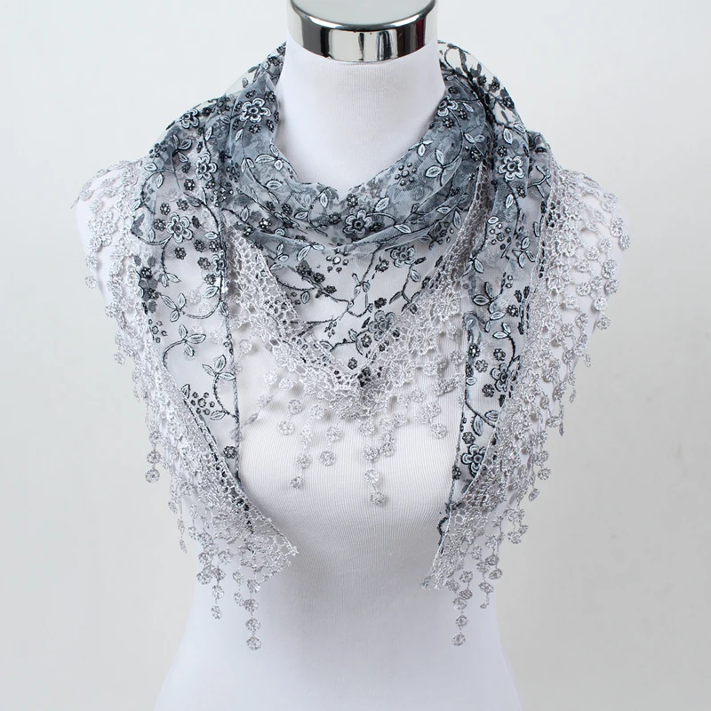 Fashion Hollow Tassel Lace Rose Floral Knit Triangle Mantilla Scarf Women Shawl Wrap scarves SJJ01
Fashion Hollow Tassel Lace Rose Floral Knit Triangle Mantilla Scarf Women Shawl Wrap scarves SJJ01