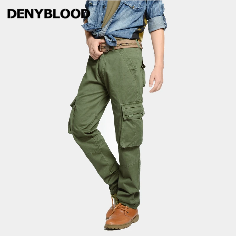Denyblood Jeans Mens Cargo Pants Multi Pocket Military Army Green Chinos Khaki Twill Casual Pants Long Trousers 0367
Denyblood Jeans Mens Cargo Pants Multi Pocket Military Army Green Chinos Khaki Twill Casual Pants Long Trousers 0367