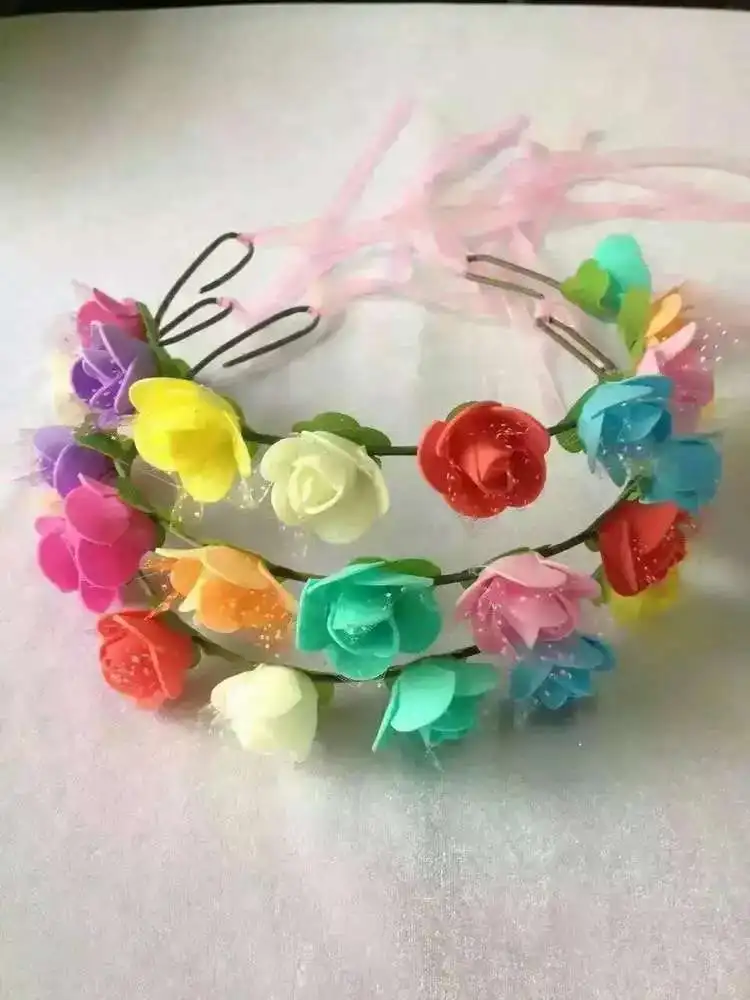 Girl Child Hair Band Ribbon Wreath Head Ornaments Area Children Toys Girls Flower Multicolor Fancy Party Decoration Plastic 2021
Girl Child Hair Band Ribbon Wreath Head Ornaments Area Children Toys Girls Flower Multicolor Fancy Party Decoration Plastic 2021