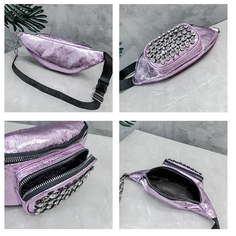 Mihaivina Women Waist Pack Fashion Chest Bags Leather Waist Belt Chain Bag Fanny Pack Lady Large Capacity Zipper Phone Money Bag
Mihaivina Women Waist Pack Fashion Chest Bags Leather Waist Belt Chain Bag Fanny Pack Lady Large Capacity Zipper Phone Money Bag