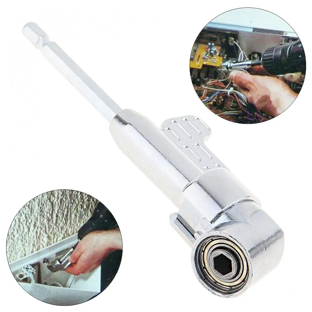 105 Degree Turn Screwdriver Joints Drill Zinc Alloy Extensions Bending Socket Holder Adaptor with 1/4 Inch Hex Handle
105 Degree Turn Screwdriver Joints Drill Zinc Alloy Extensions Bending Socket Holder Adaptor with 1/4 Inch Hex Handle