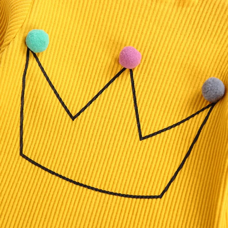 2018 New Spring Baby Boys Girls Long-sleeved Cotton T-shirt Crown Print Shirt Children's Catoon t-shirt
2018 New Spring Baby Boys Girls Long-sleeved Cotton T-shirt Crown Print Shirt Children's Catoon t-shirt