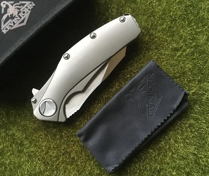 KEVIN JOHN VENOM matrix Folding Ball bearing Flipper Knife S35VN Titanium carbon fiber camp hunt survival outdoor knives tools
KEVIN JOHN VENOM matrix Folding Ball bearing Flipper Knife S35VN Titanium carbon fiber camp hunt survival outdoor knives tools