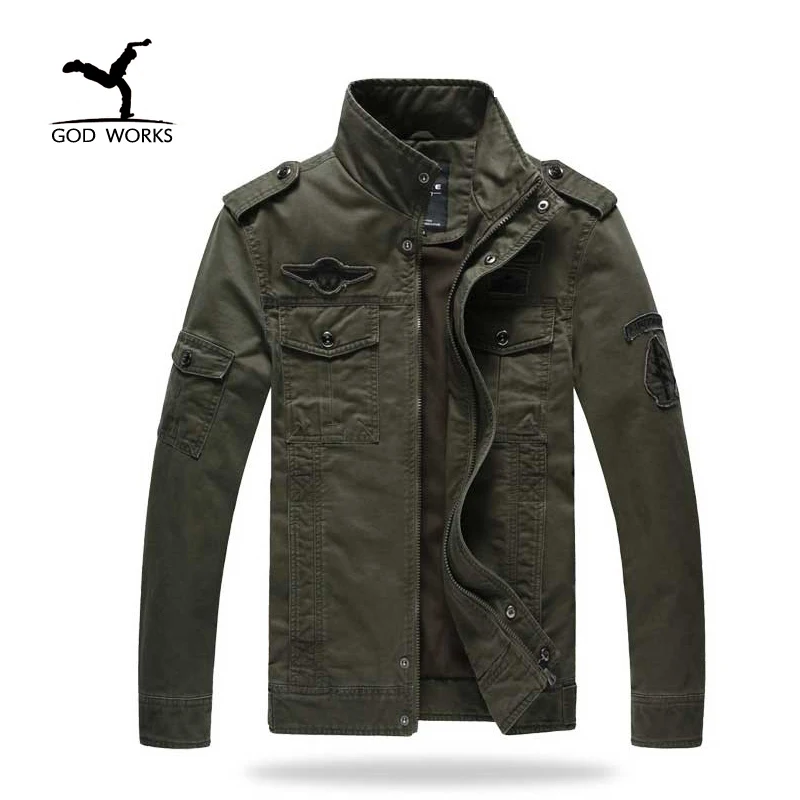 Men jacket jean military Plus size 6XL army soldier Washing cotton Air force one male clothing Spring Autumn Mens jackets
Men jacket jean military Plus size 6XL army soldier Washing cotton Air force one male clothing Spring Autumn Mens jackets