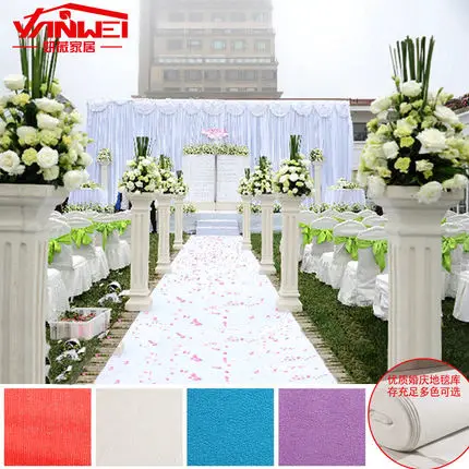59 "(Ш) * 65 6 футов (Д) белый нетканый ковер для свадебного прохода|carpet business|carpet