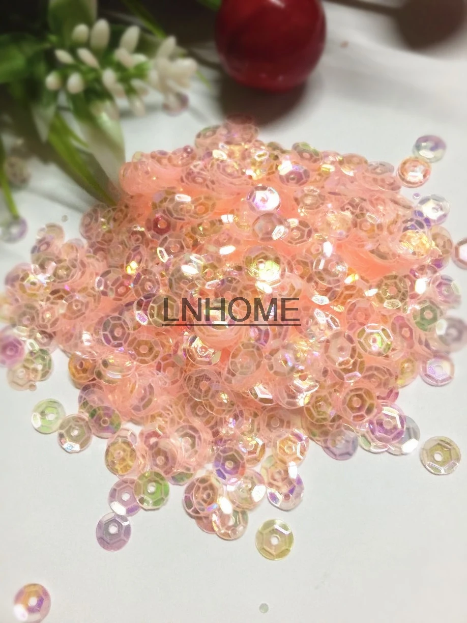 50g 5mm Cup Sequins for Craft Garment DIY Wedding Embossing Accessory Clothing Scrapbooking Transparent Pink AB Confetti
50g 5mm Cup Sequins for Craft Garment DIY Wedding Embossing Accessory Clothing Scrapbooking Transparent Pink AB Confetti