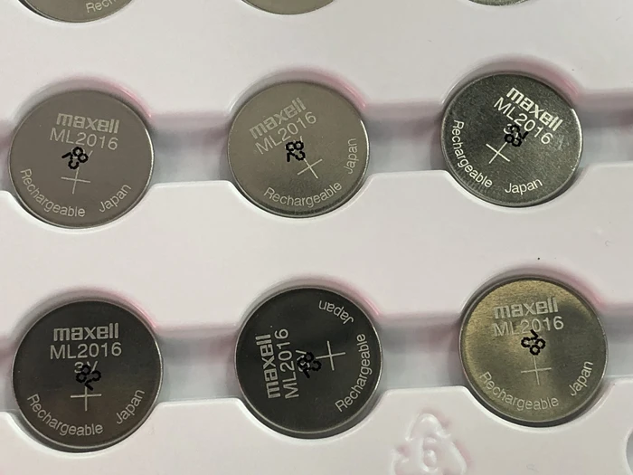 10 шт./лот Новый Оригинальный Maxell ML2016 ML 2016 3v литий ионный перезаряжаемый