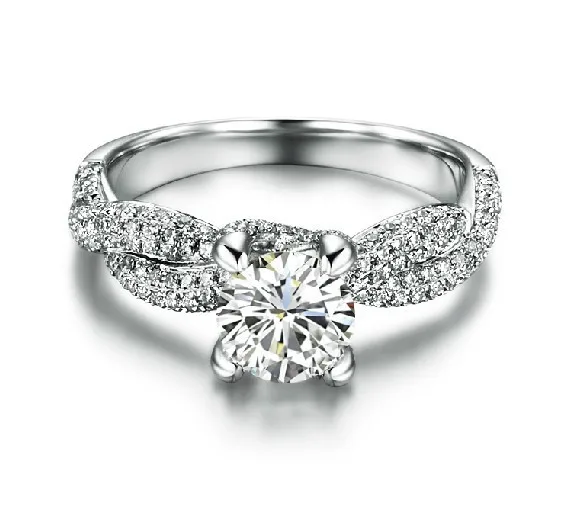 1 Carat White Gold 18K Vintage Four Prongs Permanent Simulate Diamond Wedding Ring Prevalent Royal Valentine's Day Jewerly Gift
1 Carat White Gold 18K Vintage Four Prongs Permanent Simulate Diamond Wedding Ring Prevalent Royal Valentine's Day Jewerly Gift